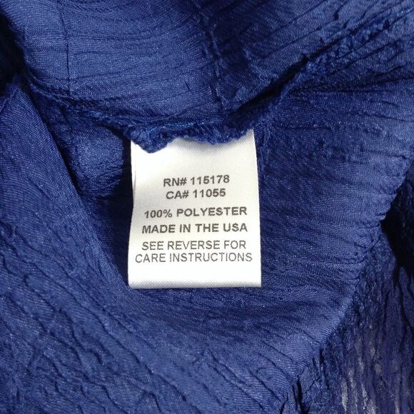 Komarov Blue Sleeveless Embellished Midi Dress Size XS - Picture 7 of 8